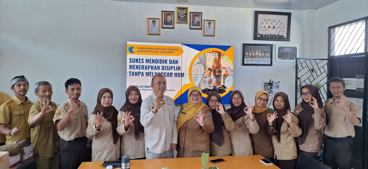 Kanwil KemenHAM Jabar dan SMPN 58 Bandung Perkuat Pendidikan Basis HAM